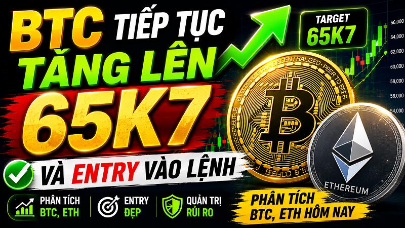 Phân Tích BTC & ETH Hôm Nay (05/08): BTC Hướng 65.700 USD, Các Vùng Entry Long Quan Trọng
